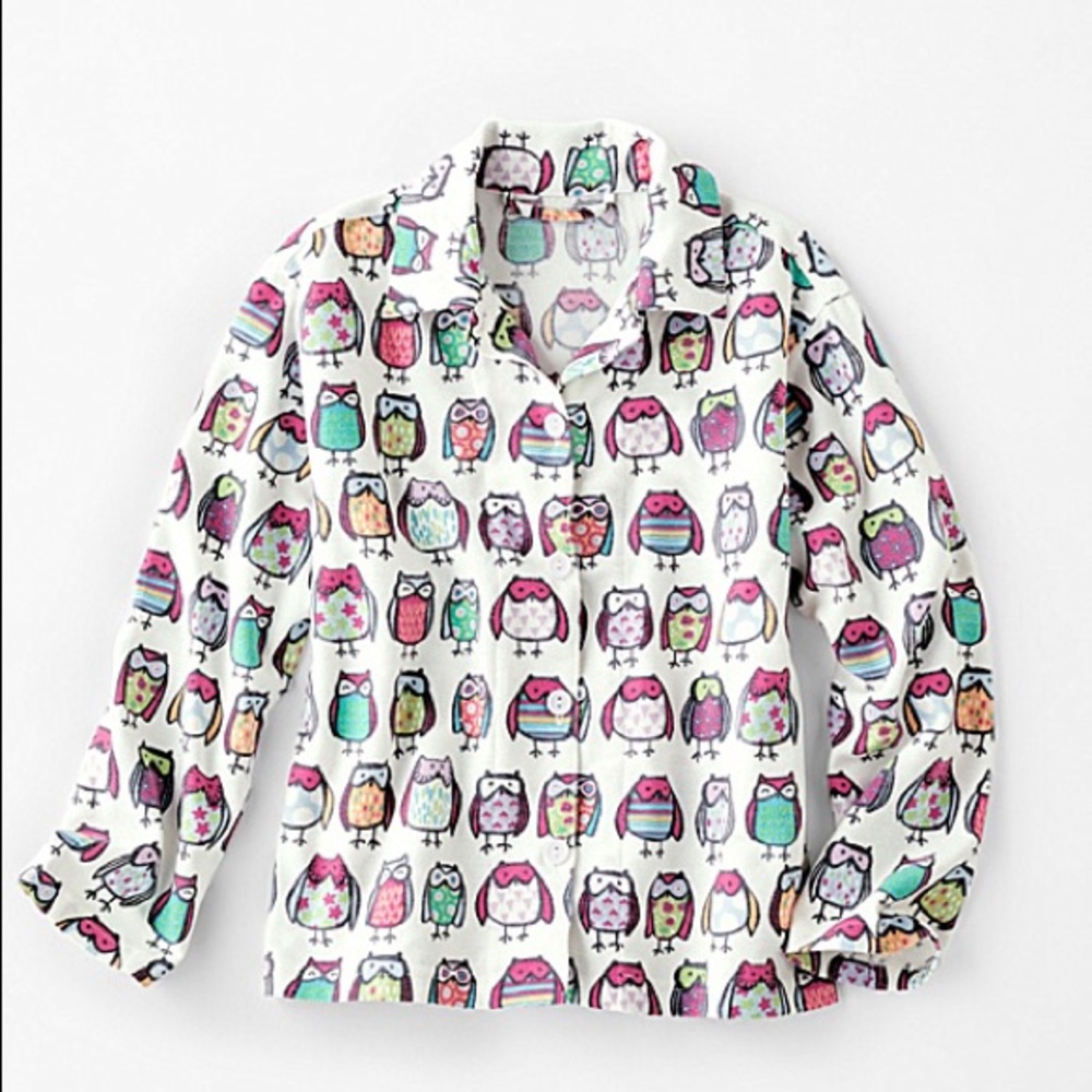 Garnet Hill Owl Pajamas
